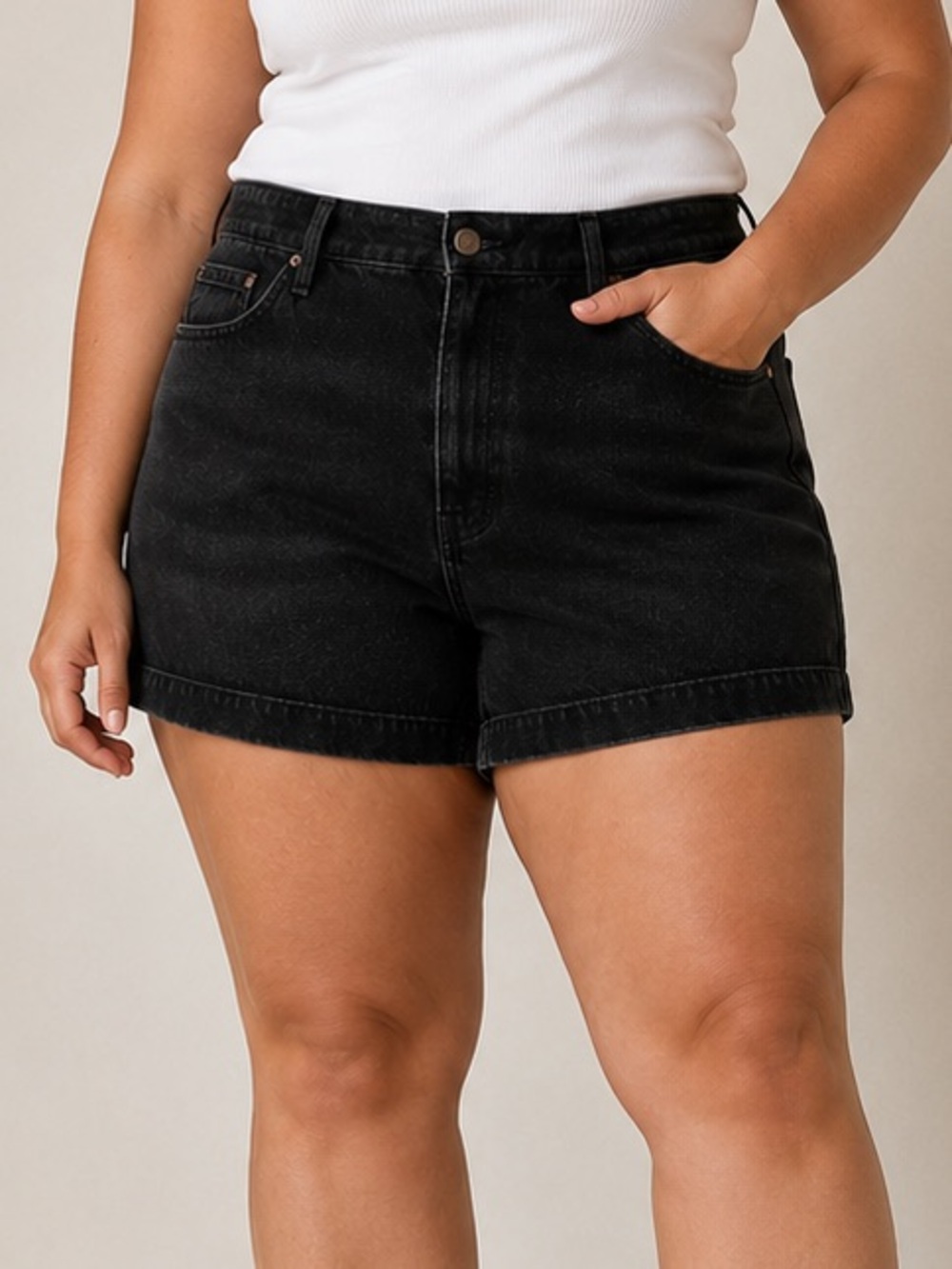 Banana Republic Premium Denim Jean High Rise Shorts size 31
